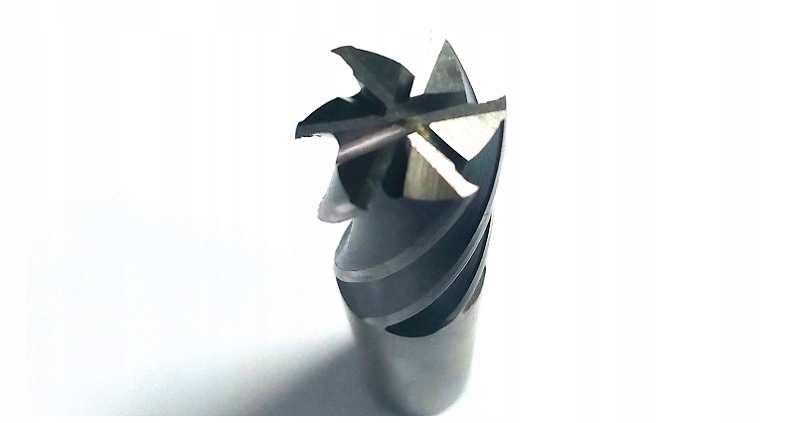 Frez palcowy czołowy wiertło 6 piórowy 25mm