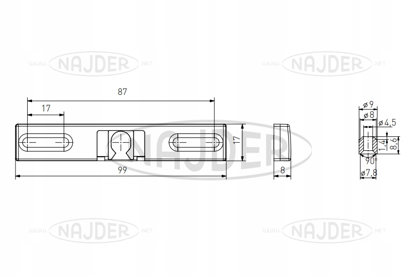 ZATRZASK BALKONOWY POCHWYT UCHWYT PALACZA PRZYSZYB Kod producenta 1293