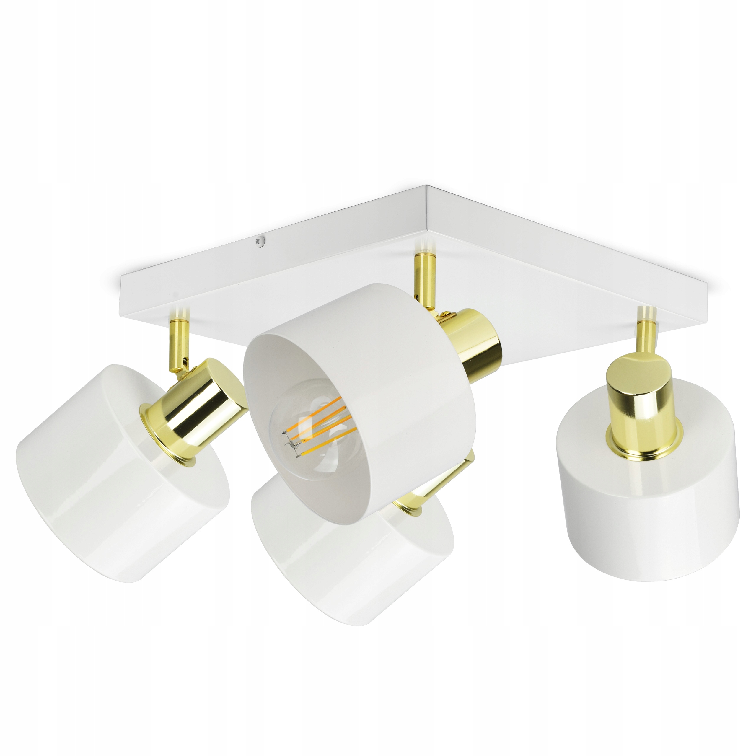 Stropní Svítidlo Lustr Stropní Svítidlo Classic Spot 483-AG4 Led E27 White Gold