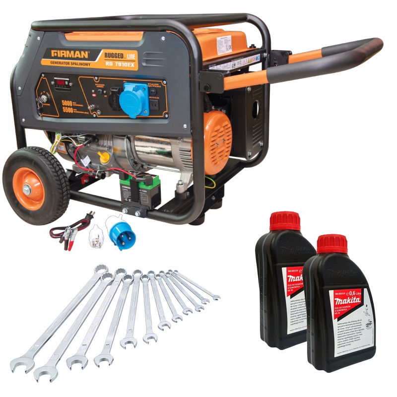 Grass Agregat prądotwórczy generator przenośny 5,0kW RD7910EX olej 4suw