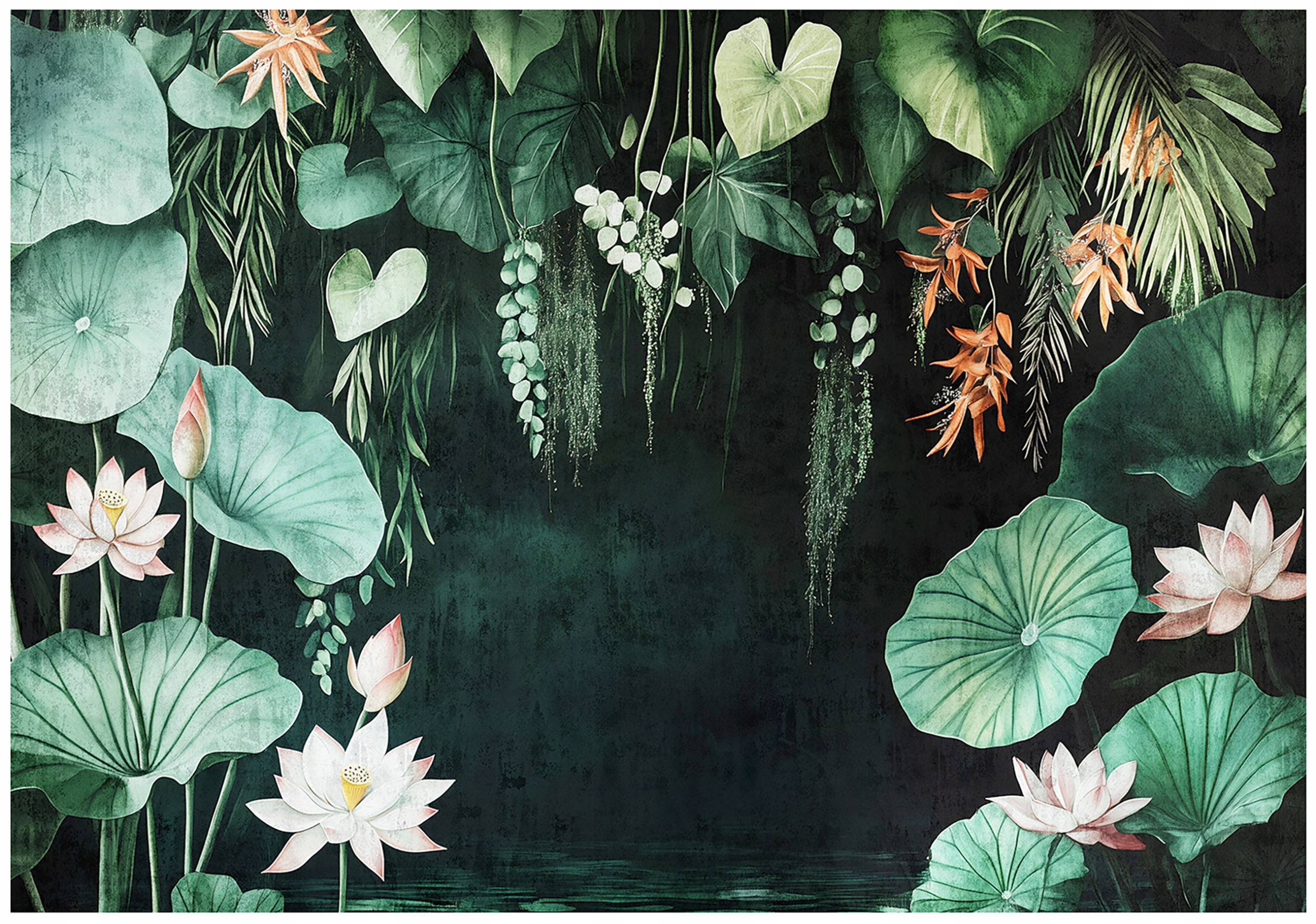 Fototapeta Na Flizelině Džungle Exotika Zelená Tapeta Na Zeď 300x210