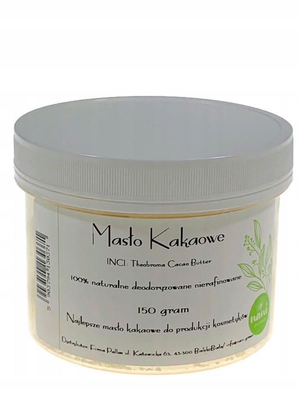 

Masło Kakaowe Naturalne Nierafinowane 150 Gram