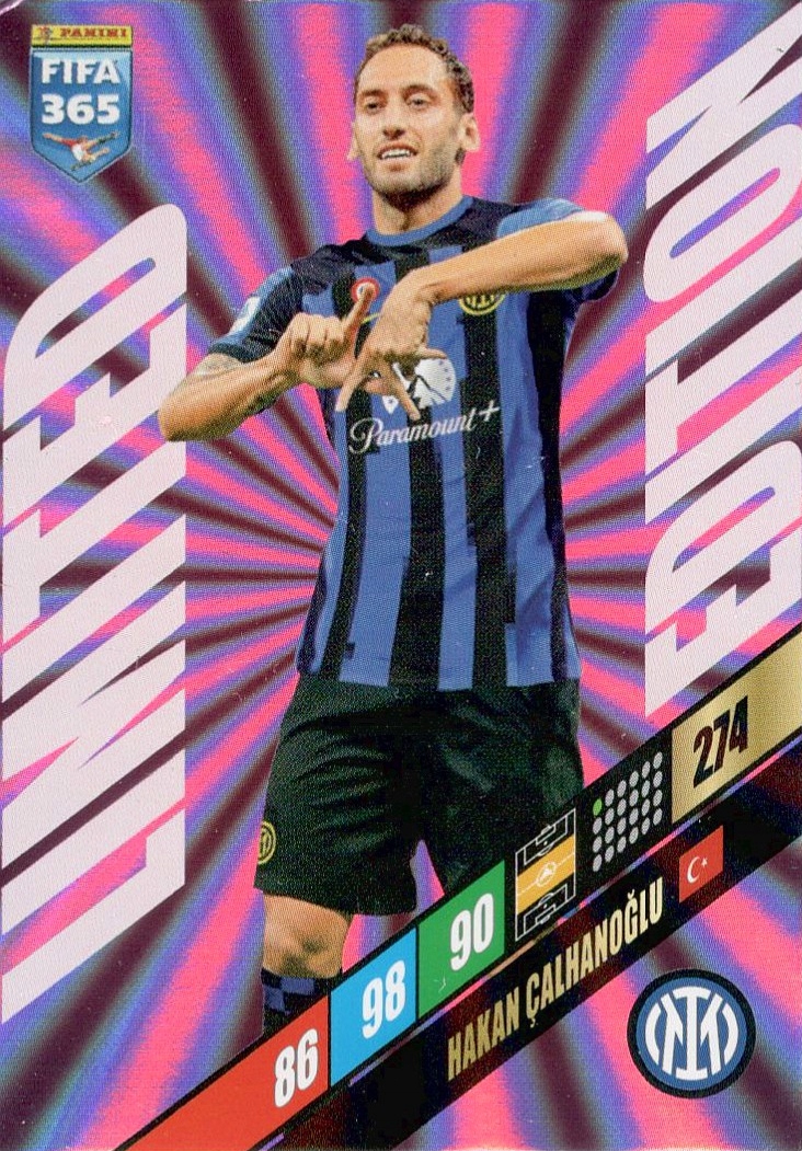 Panini Fifa Adrenalyn XL Karta Kolekcjonerska Hakan Calhanoglu Limited
