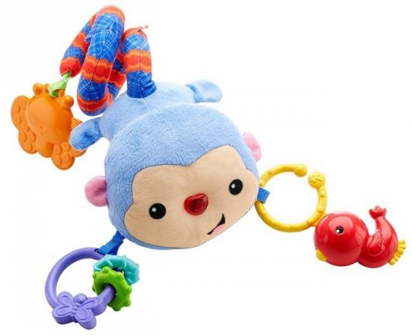 FISHER PRICE ZAWIESZKA DO WÓZKA ŁÓŻECZKA MAŁPKA Wiek dziecka 0 +