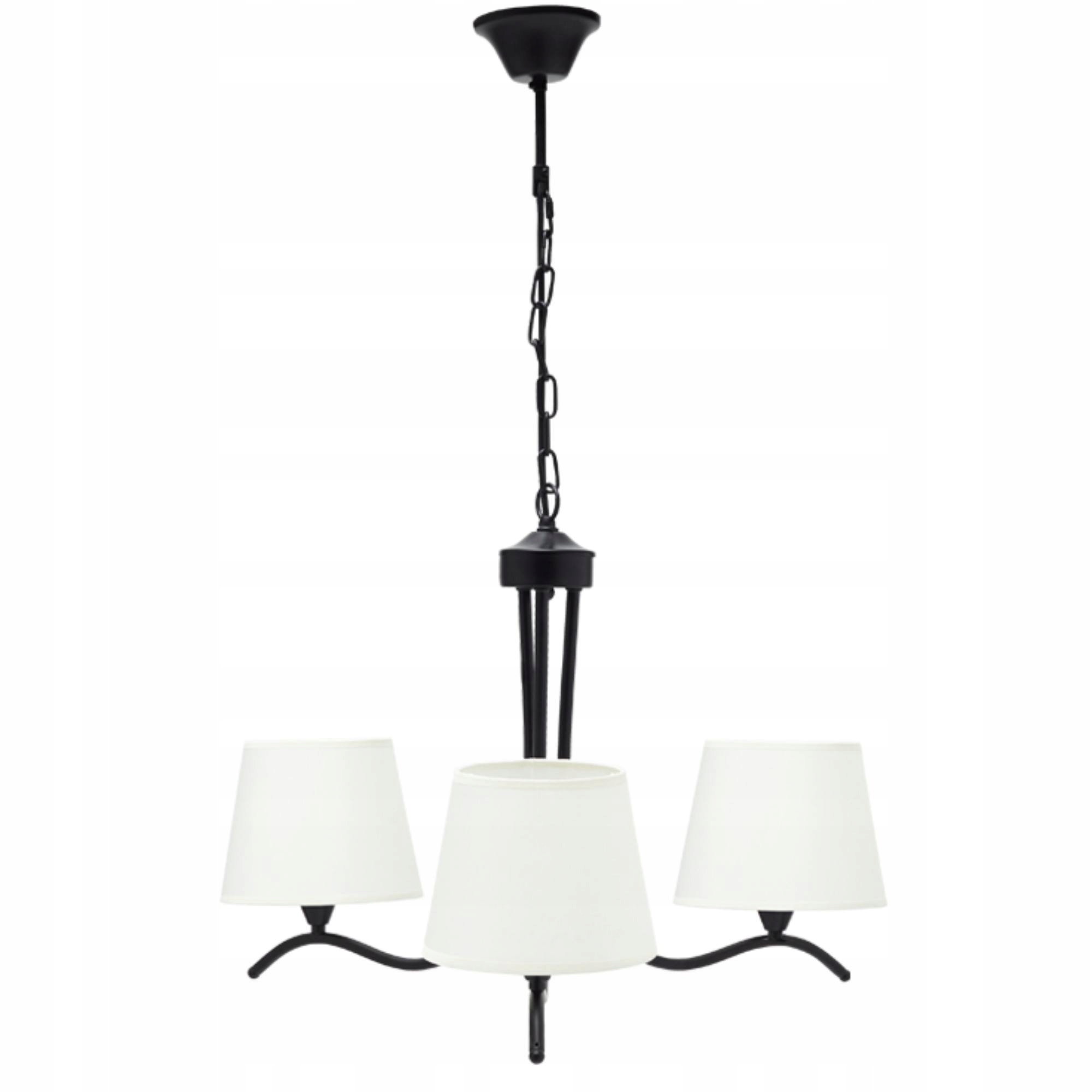 Černobílý Lustr Do Obývacího Pokoje Clarika Konsimo, Klasická Závěsná Lampa