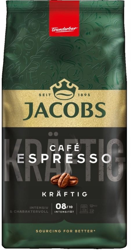 Levně Jacobs Espresso káva 1 kg Dovoz Nizozemsko