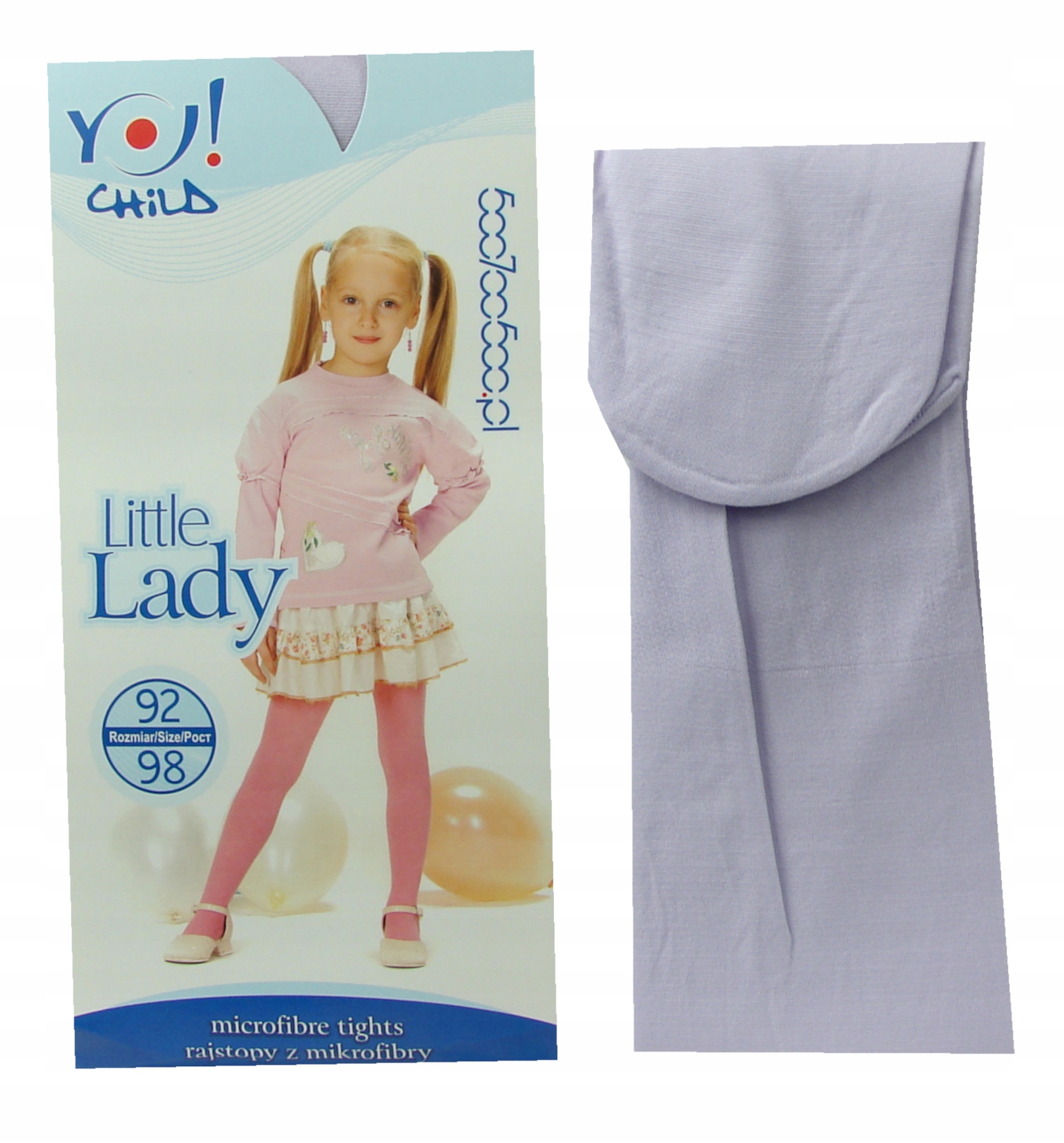 

Rajstopy Dziewczęce 40 Den 92-98 RA09-liliowy