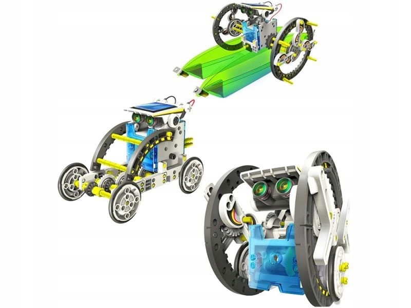 Edukacyjny Zestaw Solarny Robot 13w1 - Pies, Łódka EAN (GTIN) 5903839600333