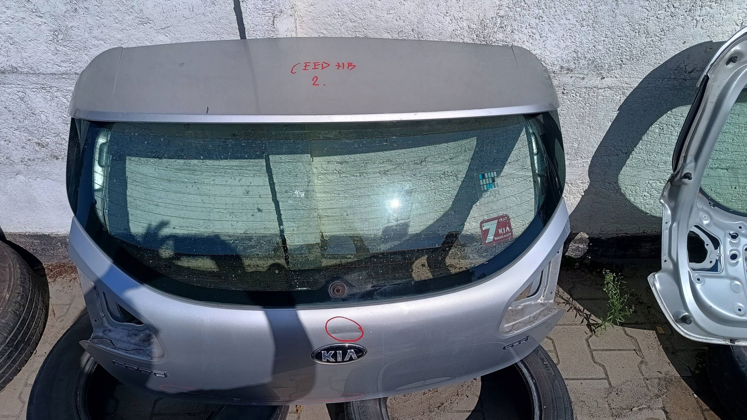KIA CEED II HB boot door rear + window 9S 2013