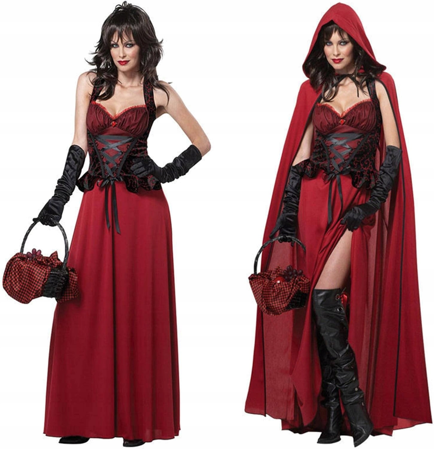 Smyslný kostým Červená kapuce pro ženy Velikost L