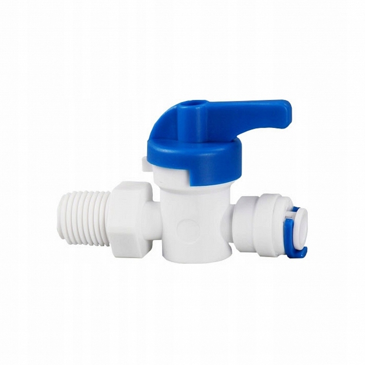 ZAWÓR KULOWY GZ 1/4'' x 1/4'' NA WĘŻYK OSMOZA RO