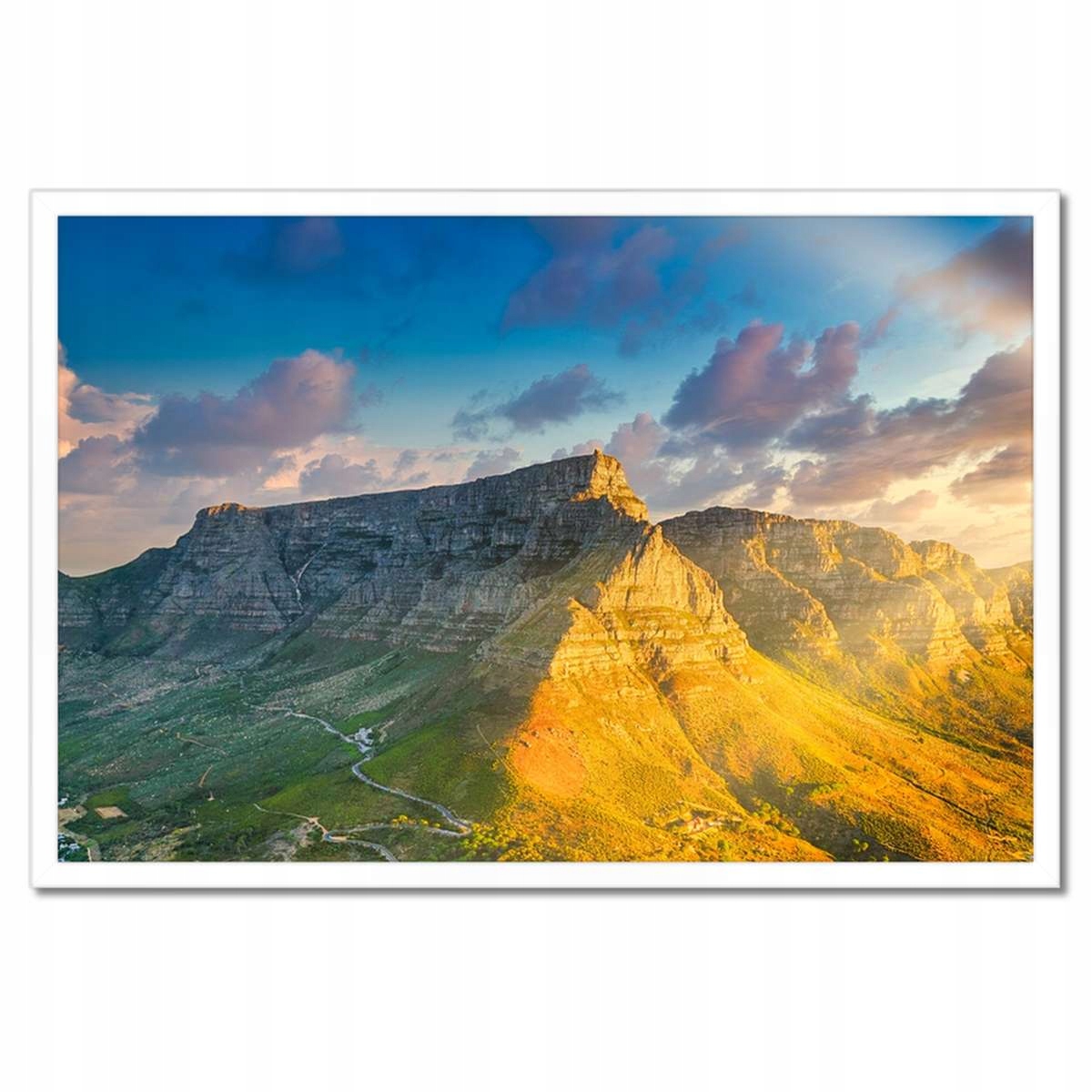 Plakáty v rámu 60x40 Západ slunce Hory Pohled