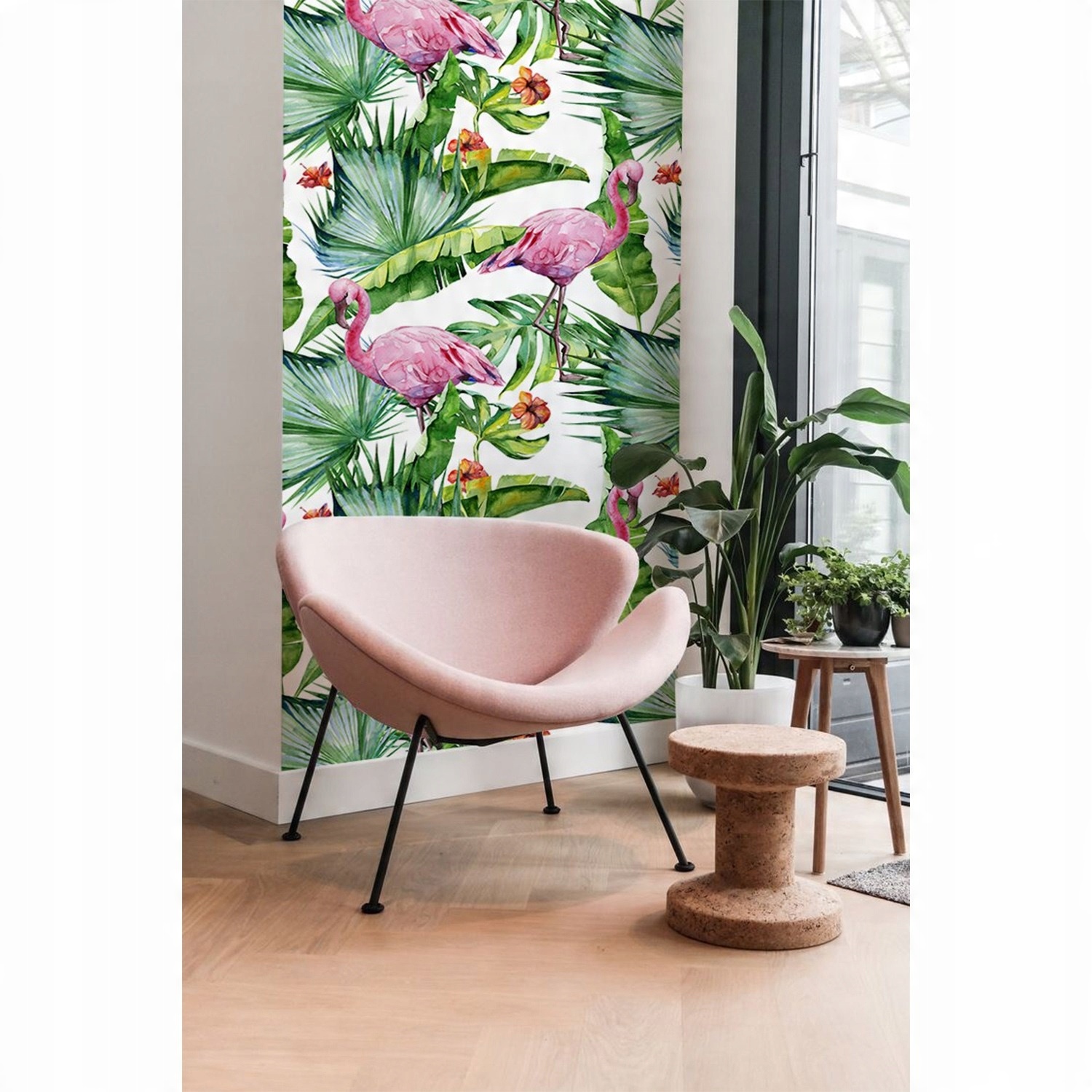 

Fototapeta na flizelinie Monstera flamingi 254x184