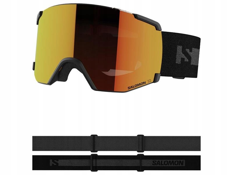 Gogle narciarskie Salomon S/View BK BRAND/Uni MID RED 2023/2024