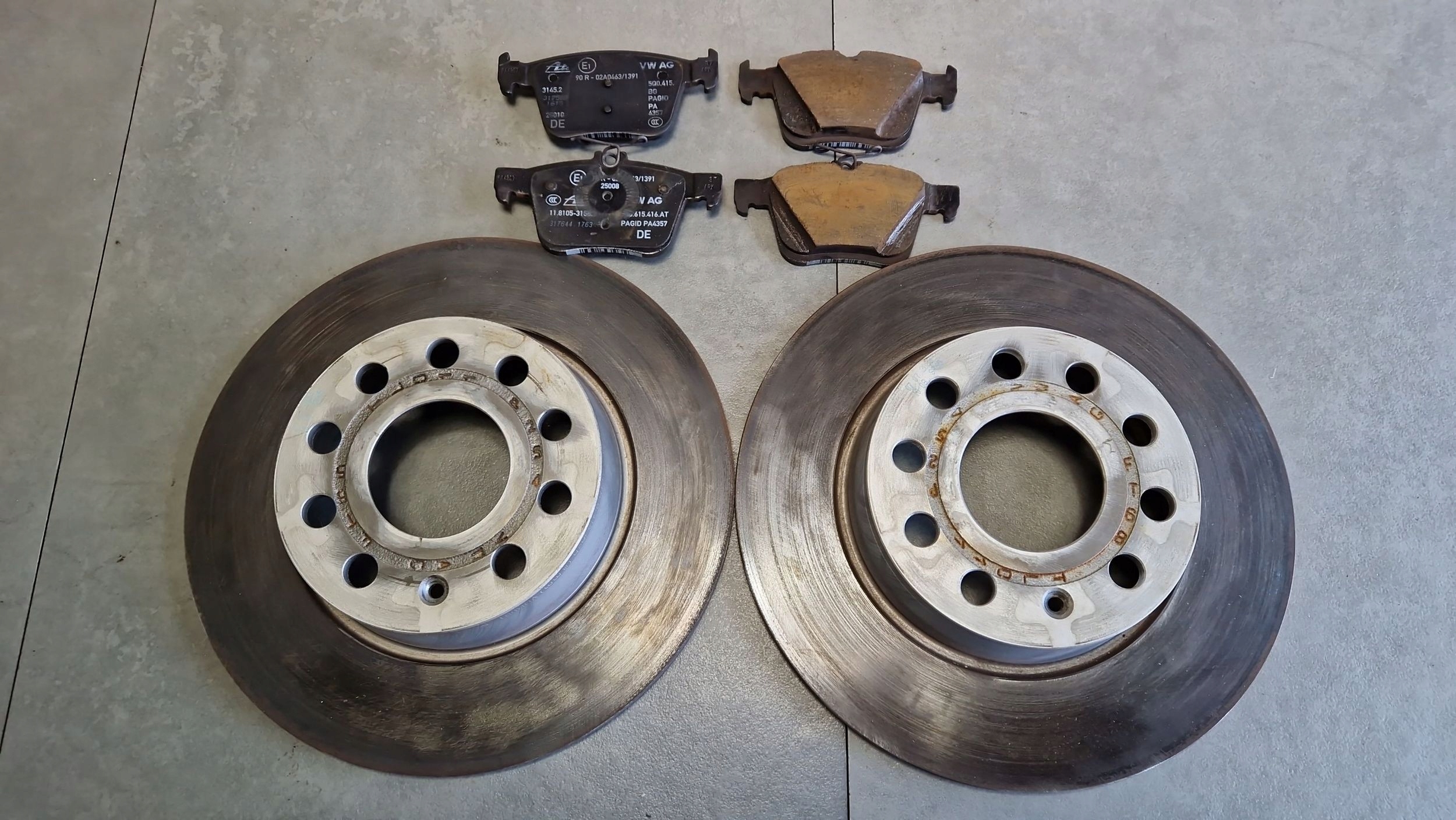 Cupra Ateca discs plates rear part 5Q0615601D