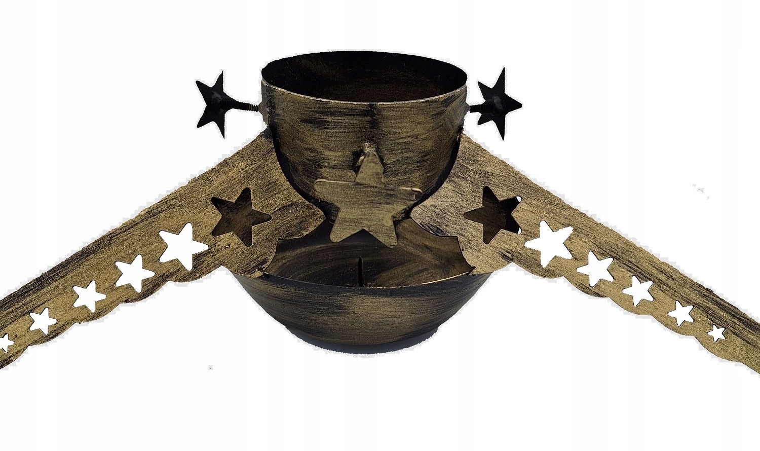 Stojan Pod Vánoční Stromeček Na Vánoční Stromek Velký, Vánoční Hvězdičky, Malá Patina, Zlato