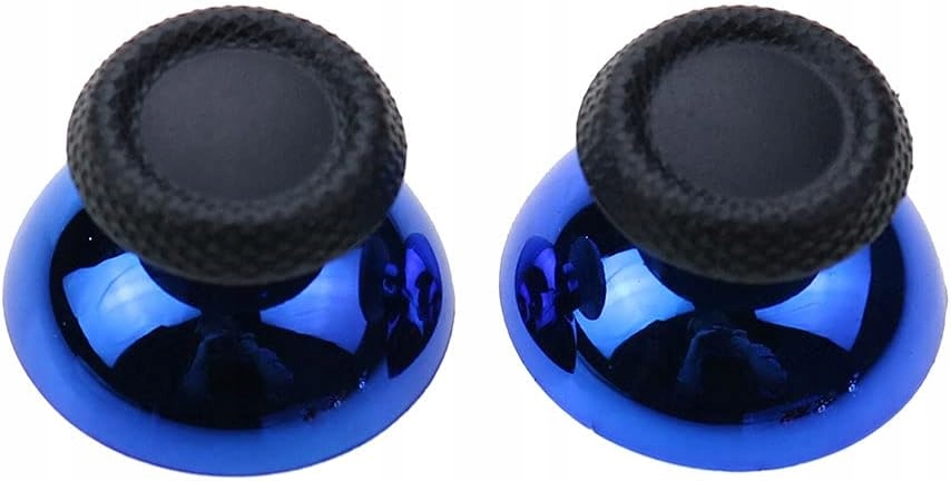 Zestaw 2X Grzybek Gałka Na Analog Do Pada PS4 PS5 Niebieski Błyszczący