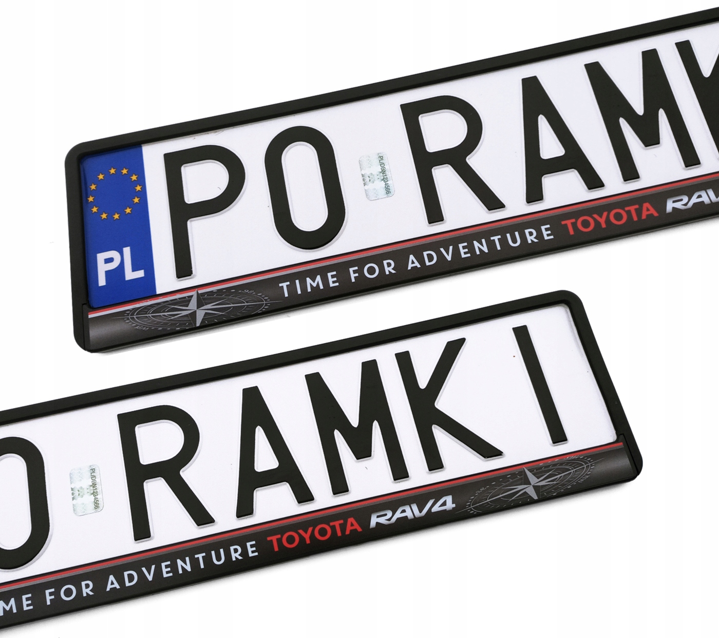 Toyota RAV4 Rav 4 1 2 3 4 5 Le Xle ramki pod tablice rejestracyjne