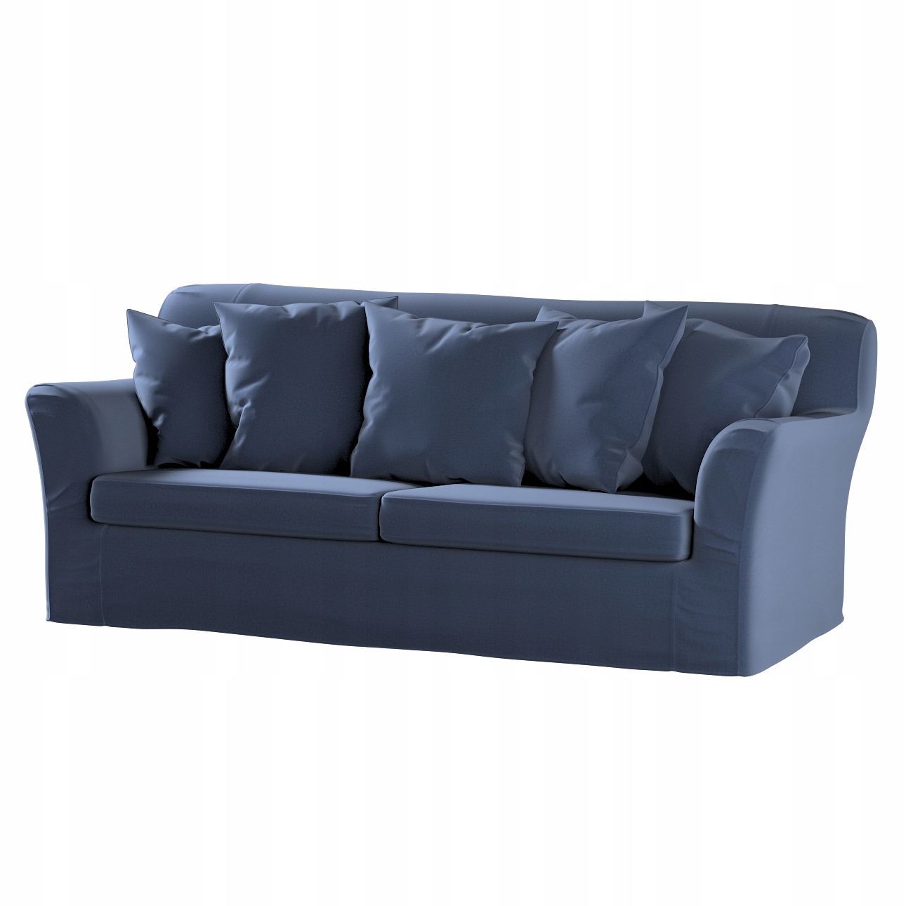 Dekoria Potah na pohovku Tomelilla 3-místný rozkládací Ikea modrý