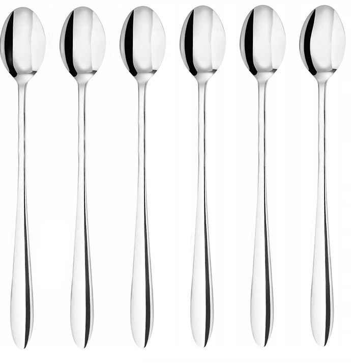 ŁYŻECZKI DESEROWE DŁUGIE DO KAWY COFFE LATTE DESERÓW KOMPLET 6SZT. Ł9 EAN (GTIN) 5903849421133