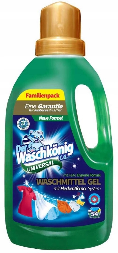 

Waschkonig Żel Do Prania uniwersalny 1,625l/ 54 pr