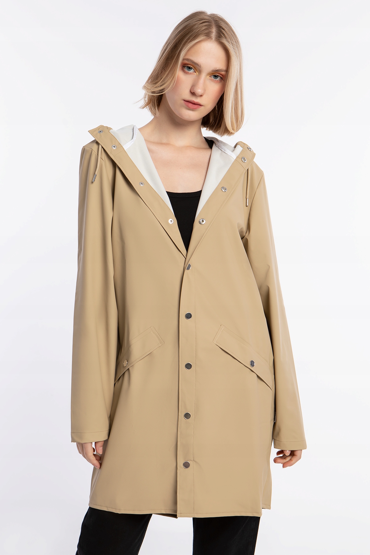 Dámský Kabát Rains Long Jacket 12020-24 (L)