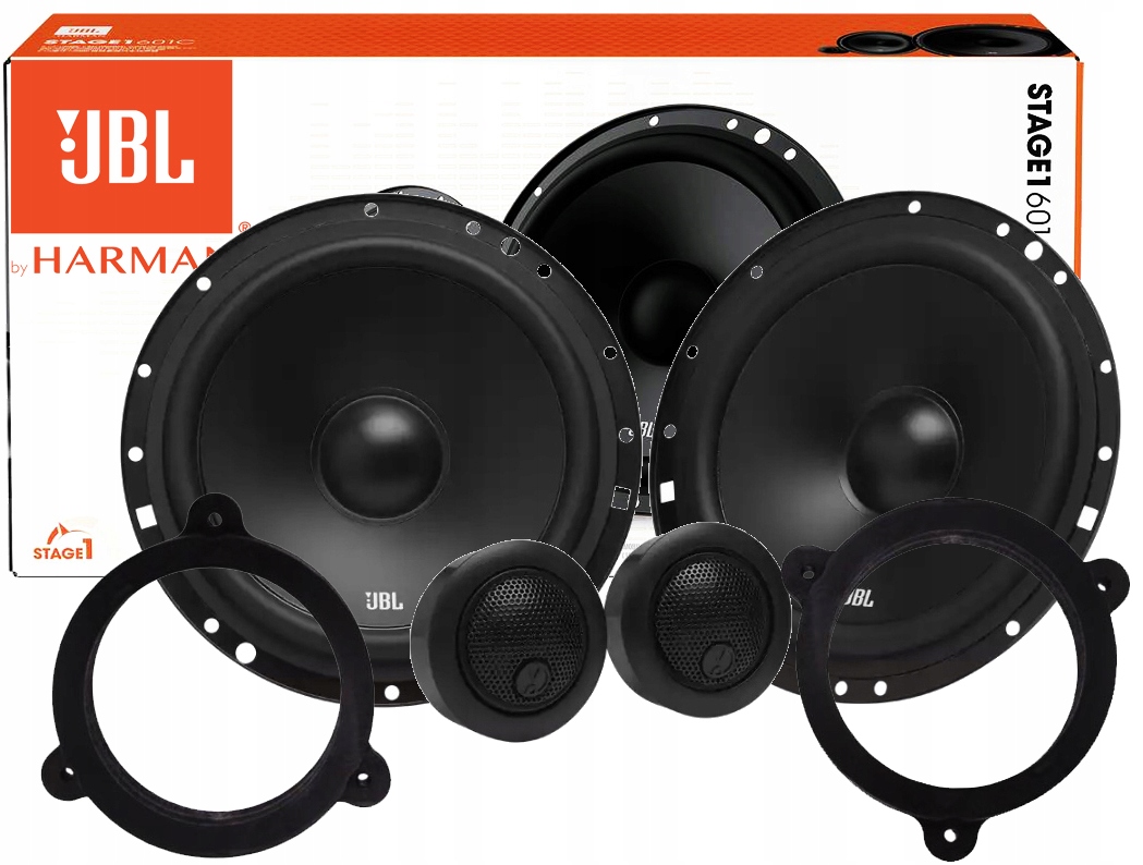 JBL GŁOŚNIKI 165MM + TWEETERY RENAULT MASTER TRAFIC PRZÓD