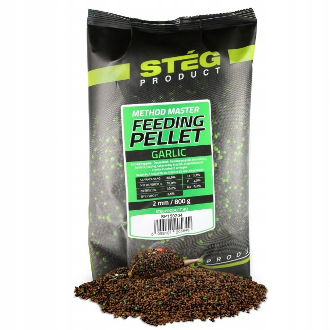 Steg Feeding Pellet 2mm 800g Czosnek