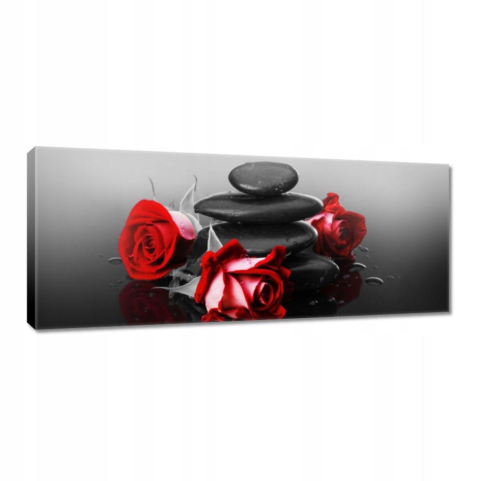 

Obrazy 100x40 Czerwone róże Spa