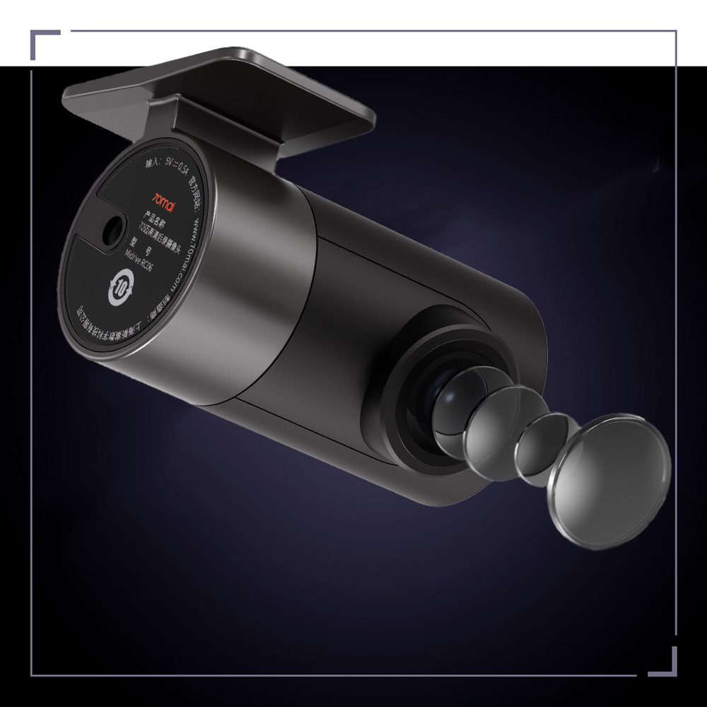 70mai RC06 BACKUP CAMERA KAMERA WSTECZNA COFANIA Viewing Angle 130