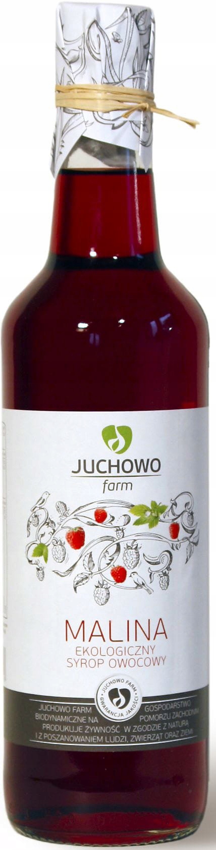 Malinový Sirup Bio 500 ml Juchowo (nadace)