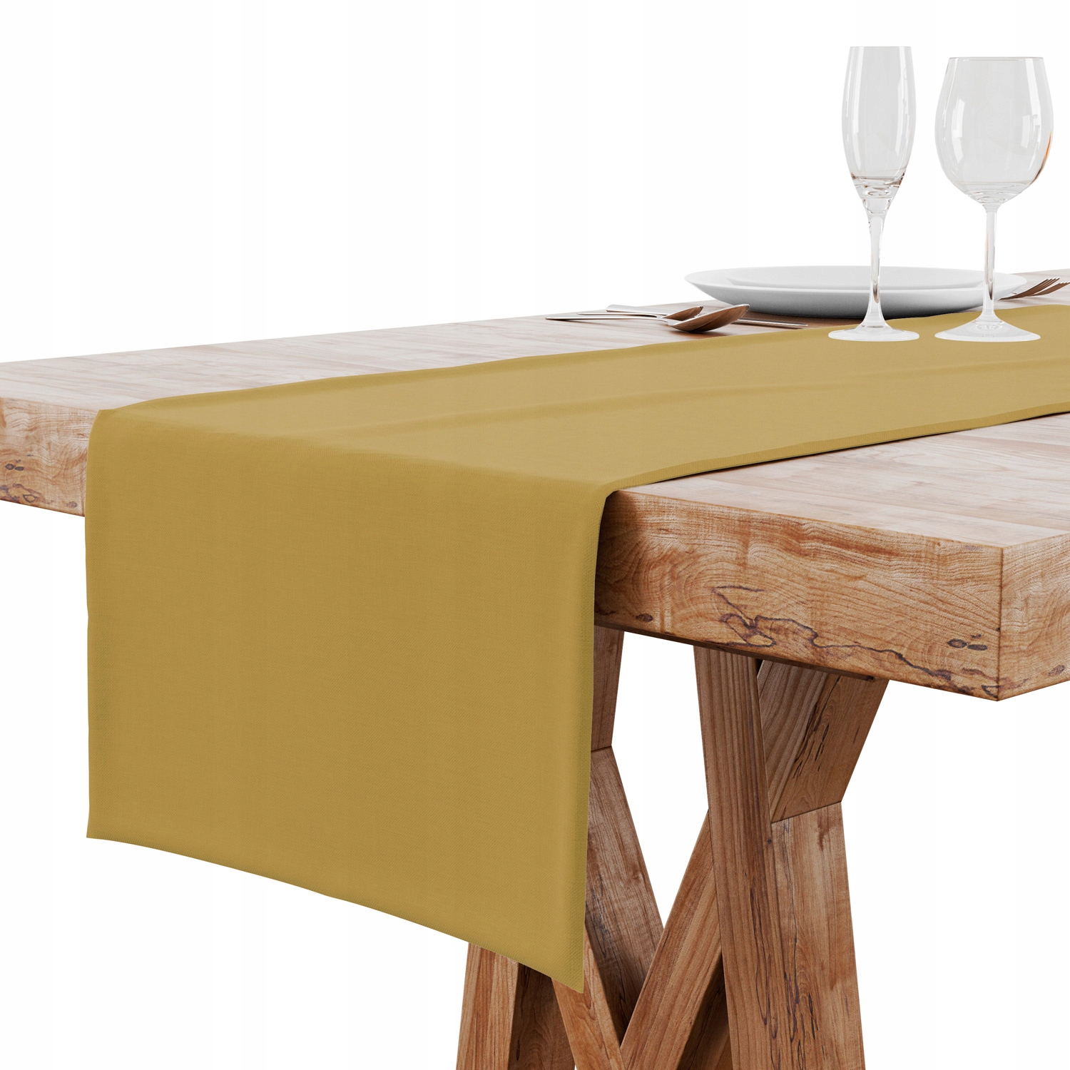 

Bieżnik Plamoodporny Solid 40X180 Złoty