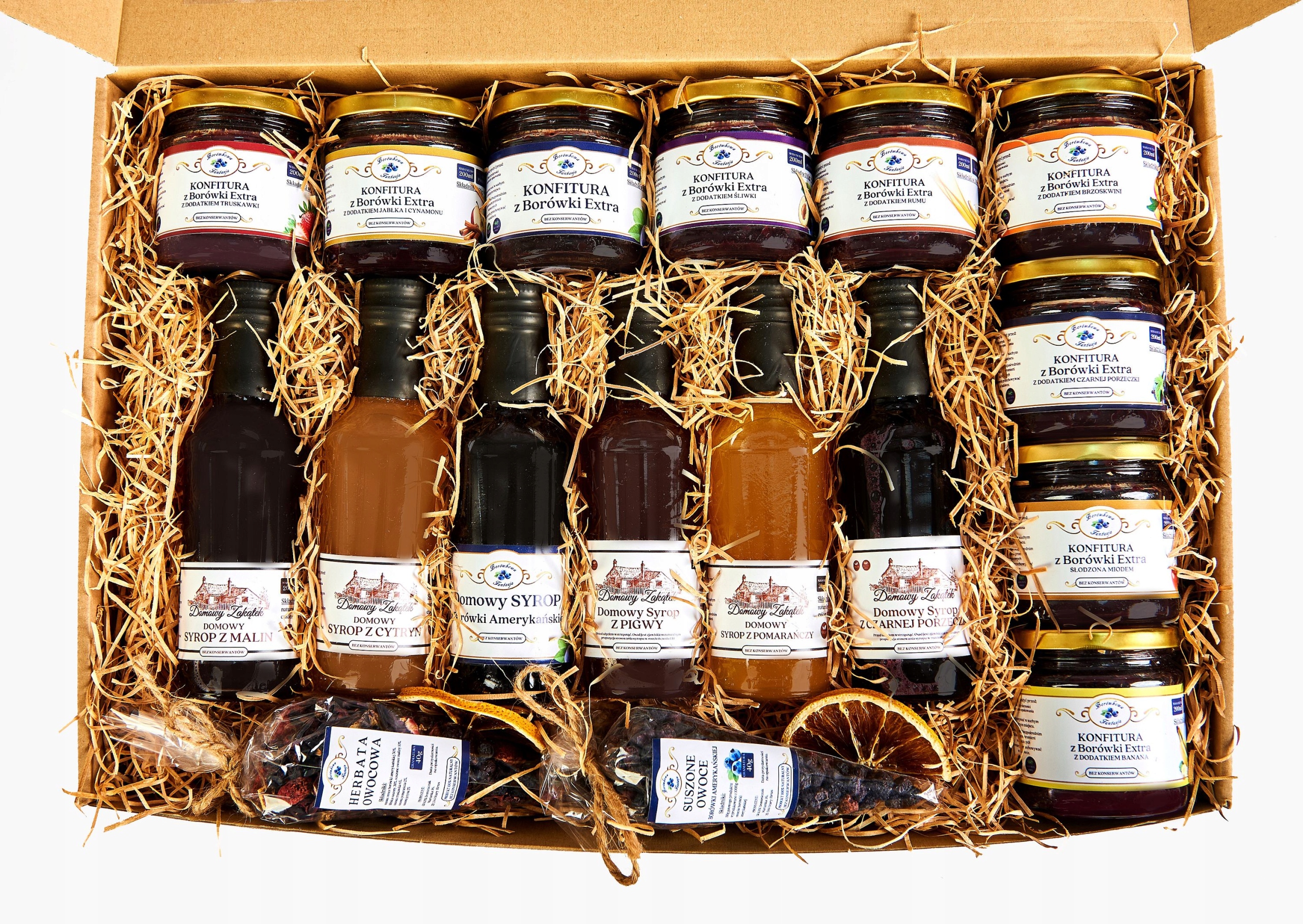 Kosz Prezentowy Premium Naturalne Produkty Bez Konserwantów