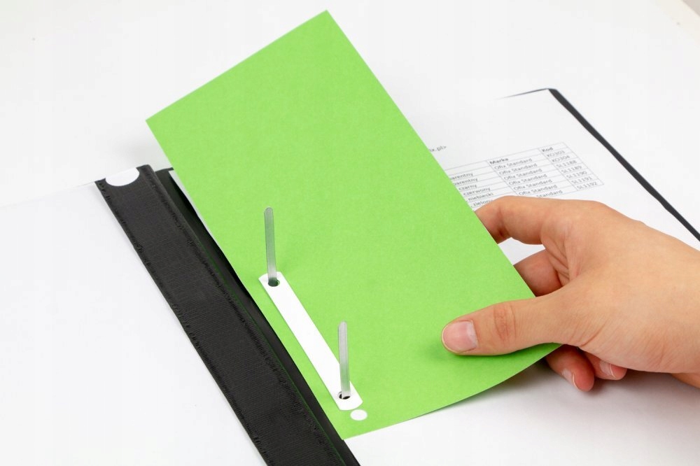 Skoroszyt plastikowy oczkowy twardy A4 PVC NIEBIESKI Ofix x 10 sztuk Marka Ofix