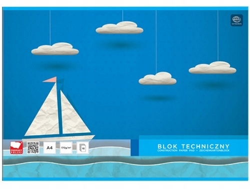 

Interdruk Blok Techniczny Biały A4 10 Kartek 0005