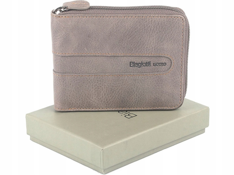 Elegantní praktická peněženka Taupe Béžová na zip