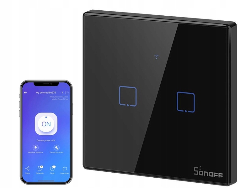 

Włącznik światła Sonoff T3 Eu Tx IM190314019