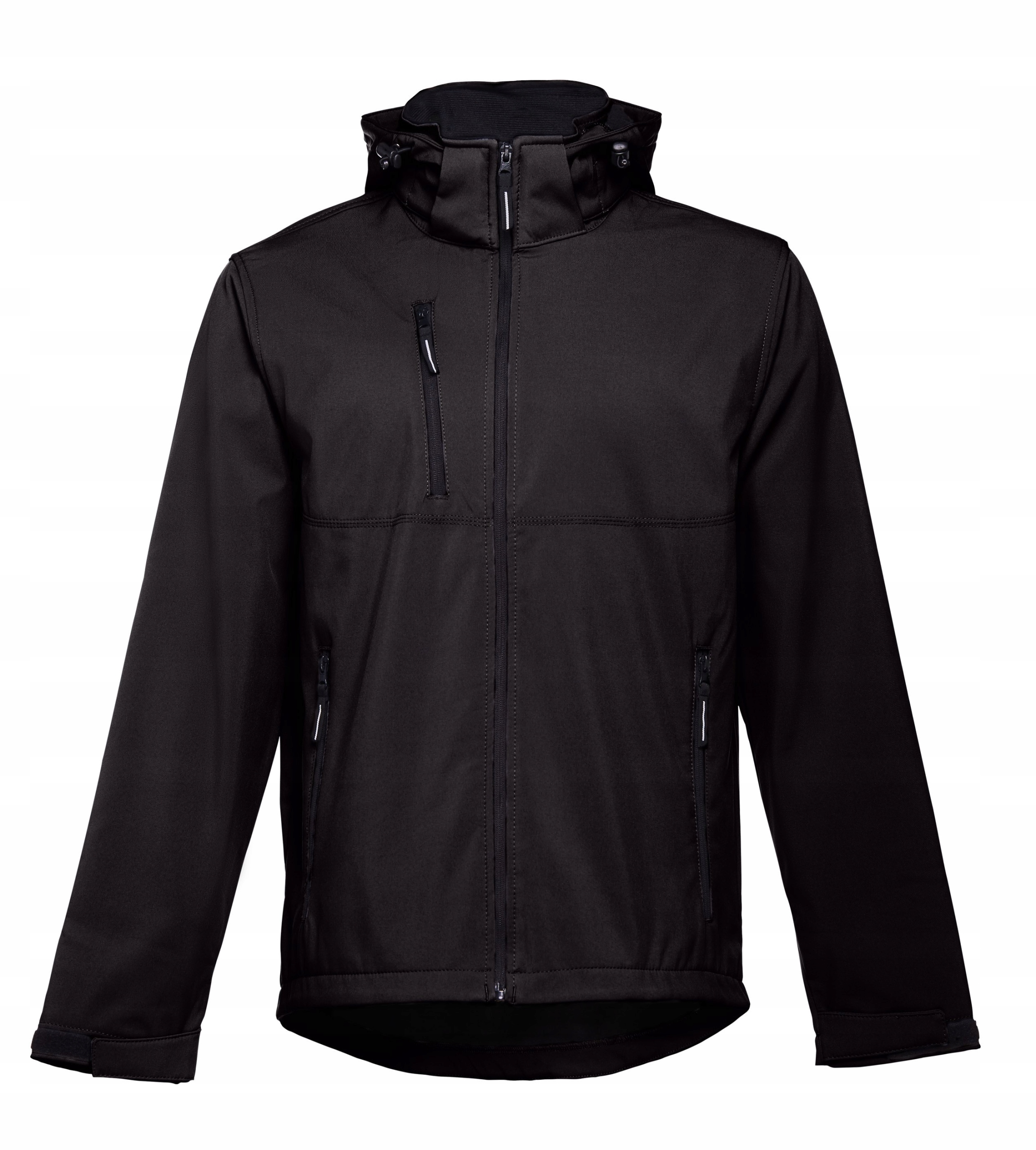 Pánská SOFTSHELLová bunda s odnímatelnou kapucí Černá