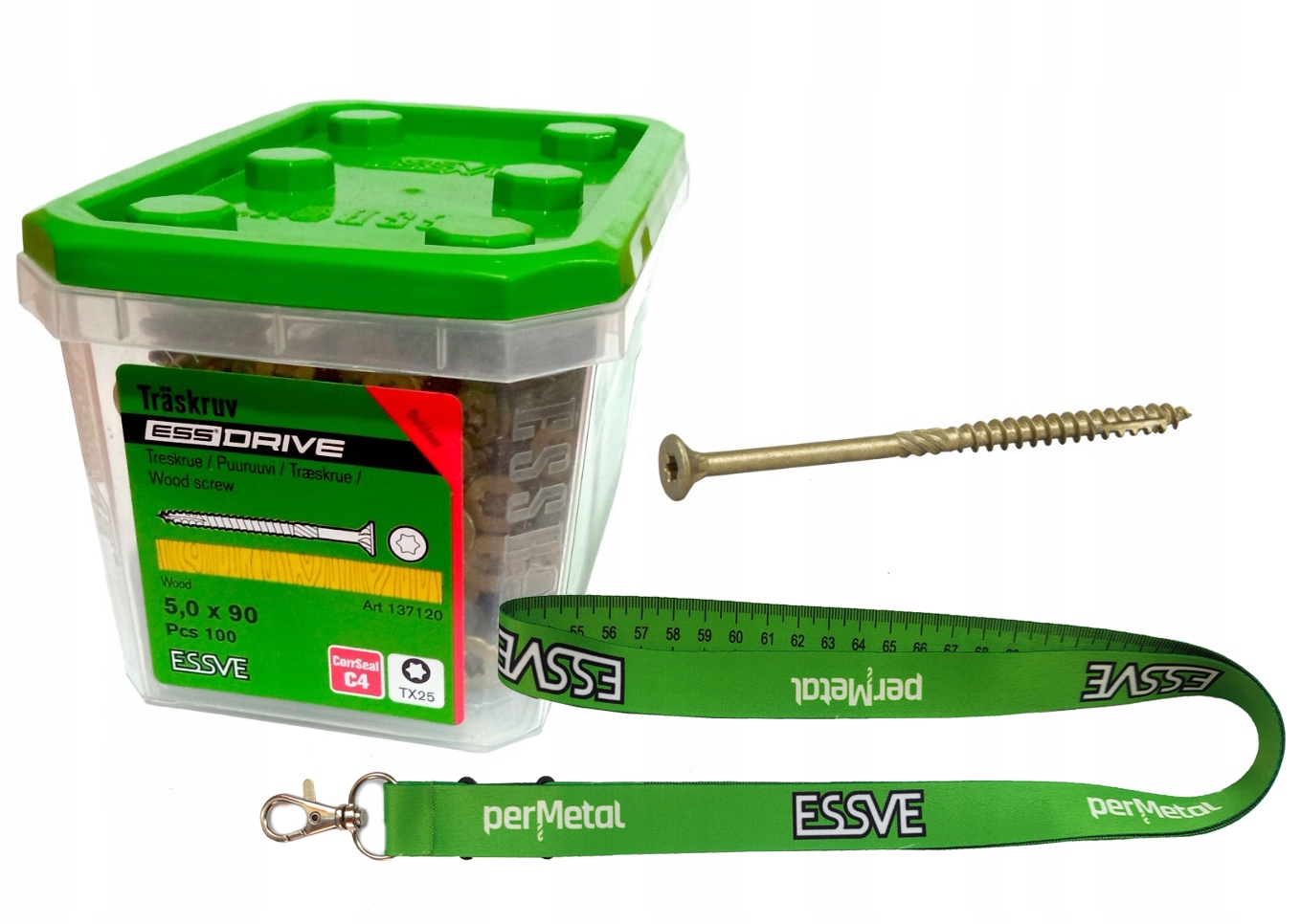 

Essve Wkręty 5x90MM Do Drewna TX25 Corrseal 100SZT