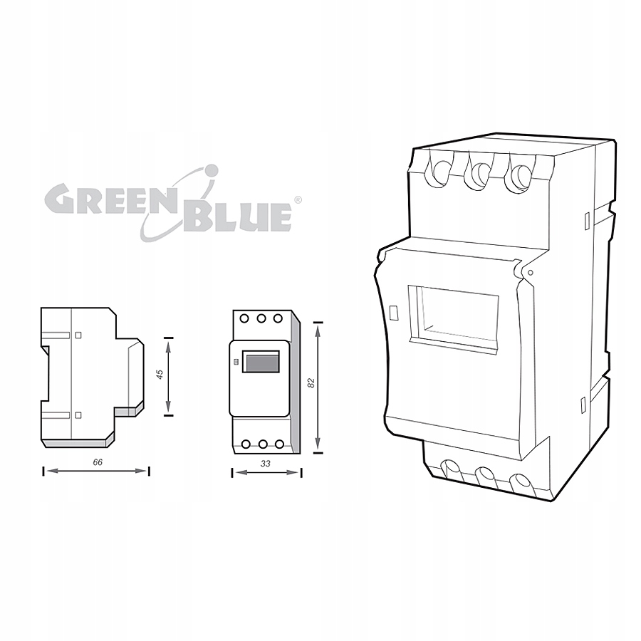 PROGRAMATOR WŁĄCZNIK CZASOWY na SZYNĘ DIN LCD 16A EAN (GTIN) 5903292801902
