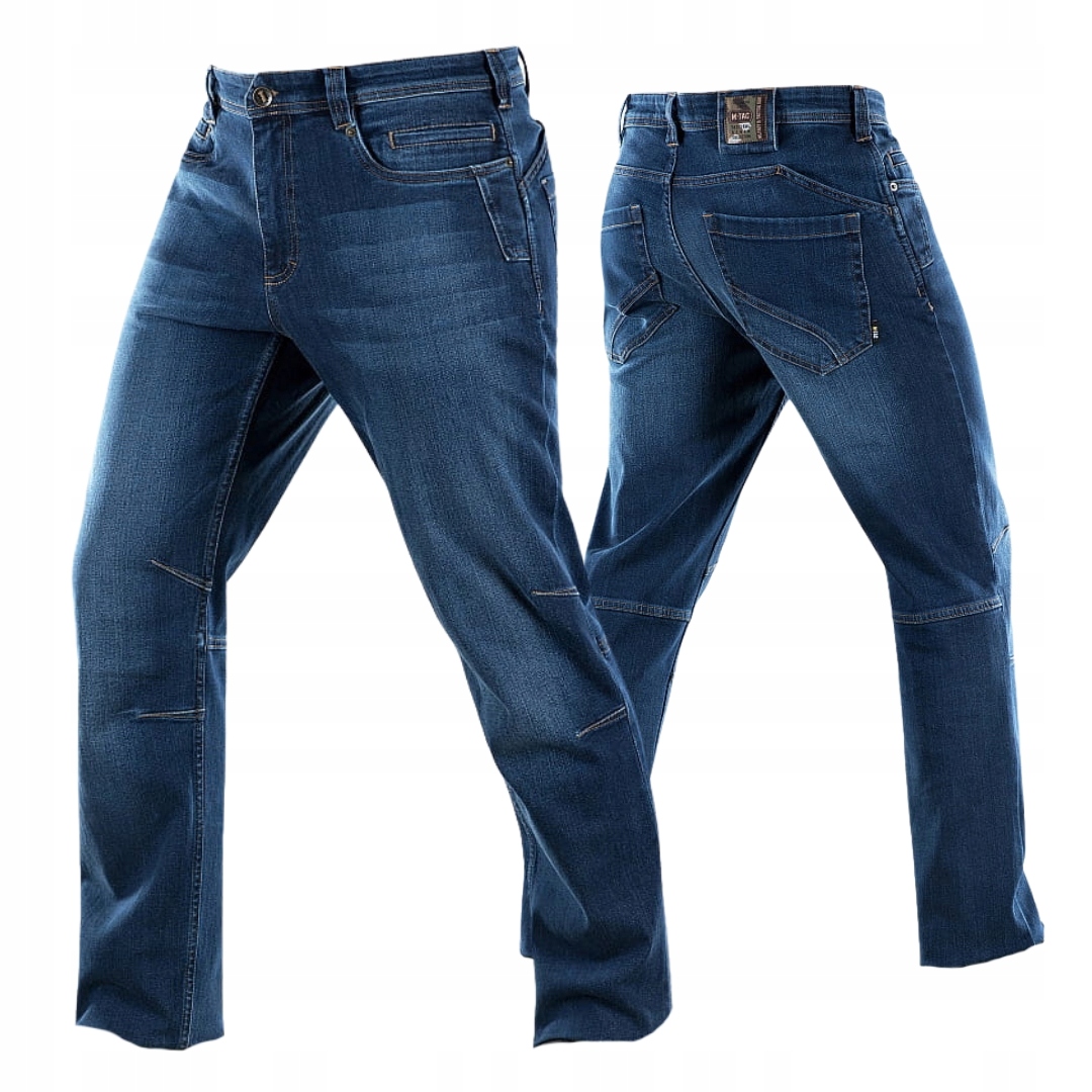 Spodnie Taktyczne Męskie Jeansy M-Tac Gen.I Dark Denim Regular Fit 34/30