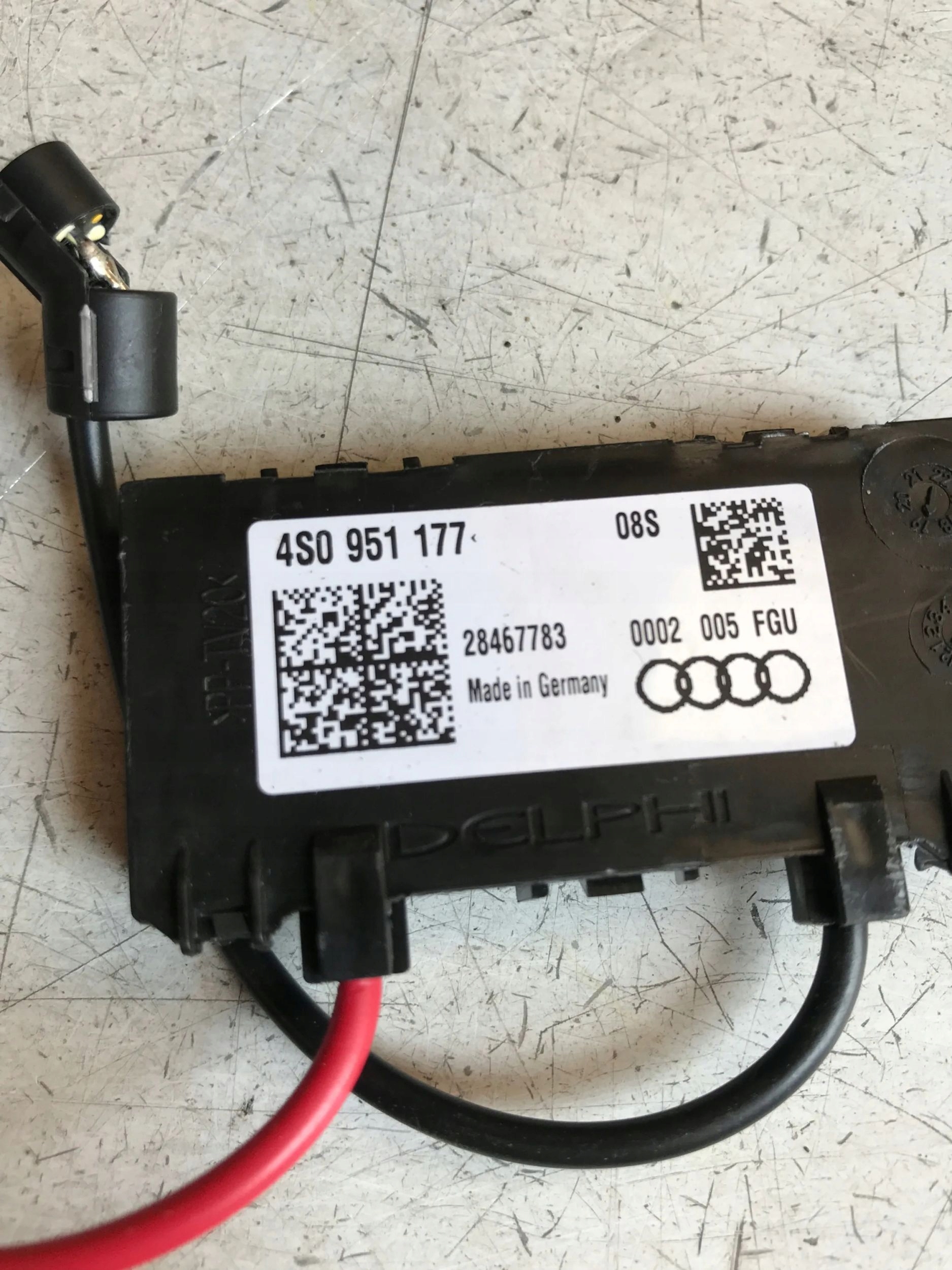 AUDI R8 plus 4S sensor RUCHU ALARMU DETEKTOR 4S0951177
