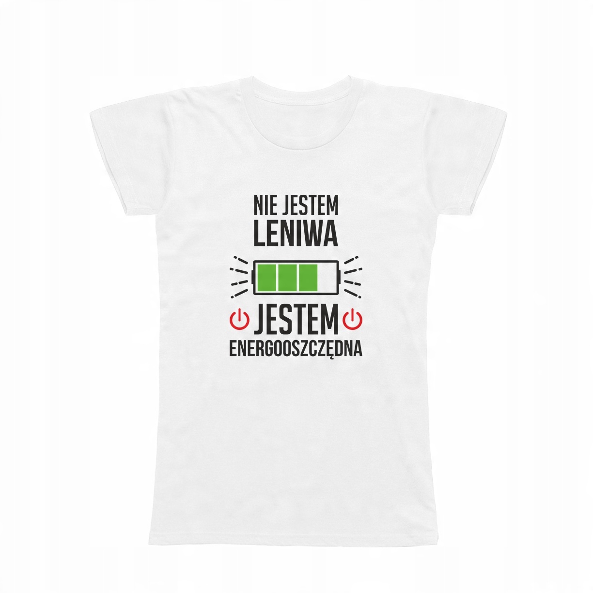 

XXL - Koszulka T-shirt Leniwa Energooszczędna