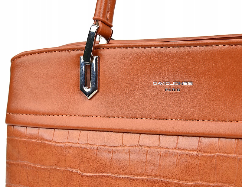 DAVID JONES TOREBKA damska KUFEREK wzór KROKODYL Wielkość mała (nie mieszcząca A4)