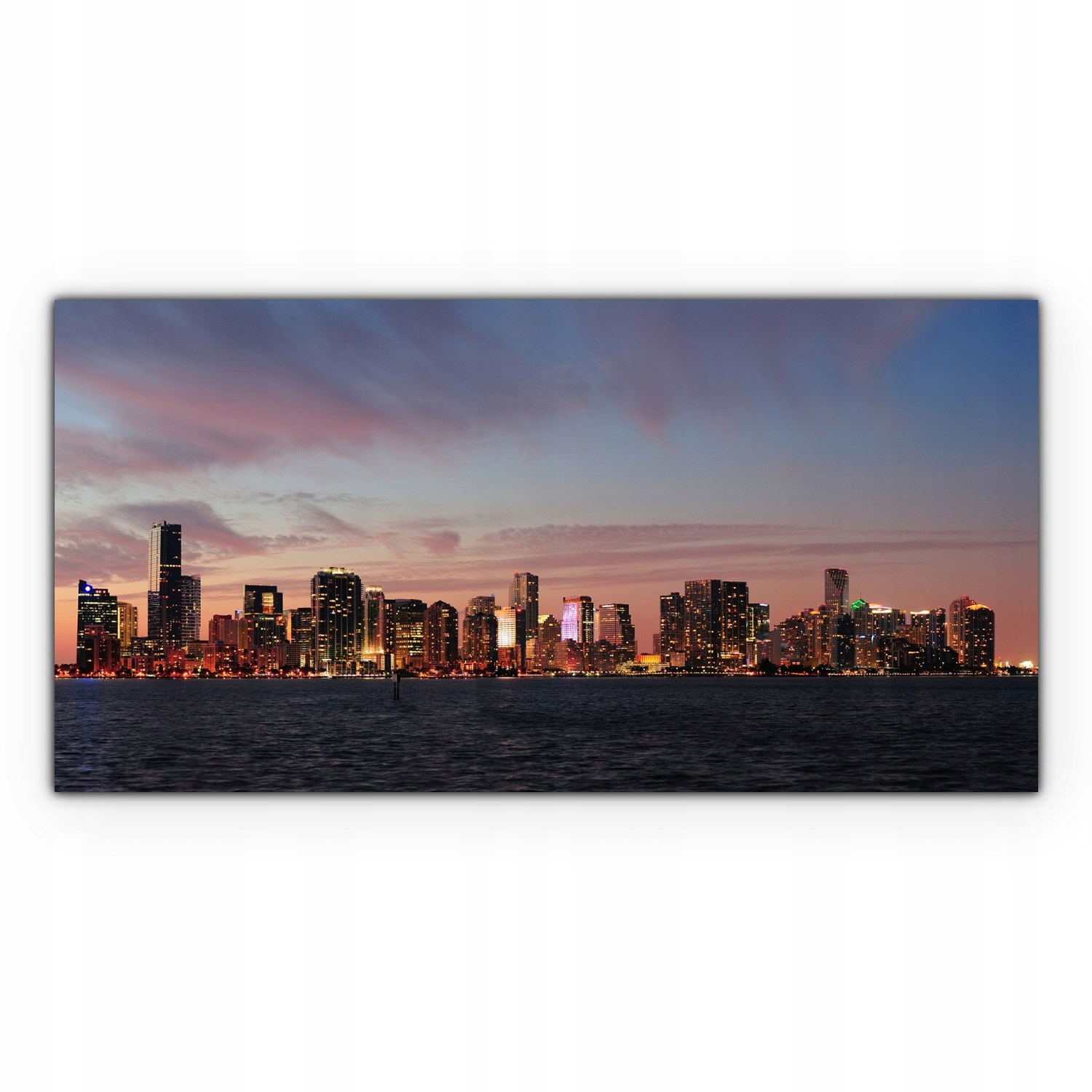 

Obraz Canvas dekoracja 140x70 Miami Krajobraz Noc