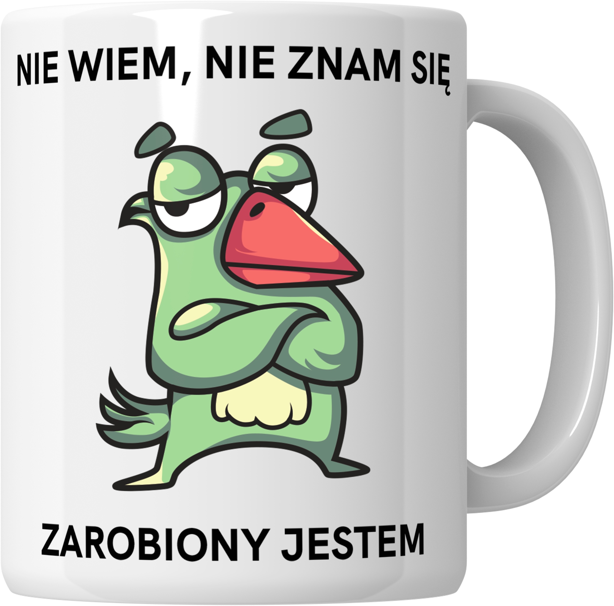 

Kubek Śmieszny Nie Wiem Nie Znam Się