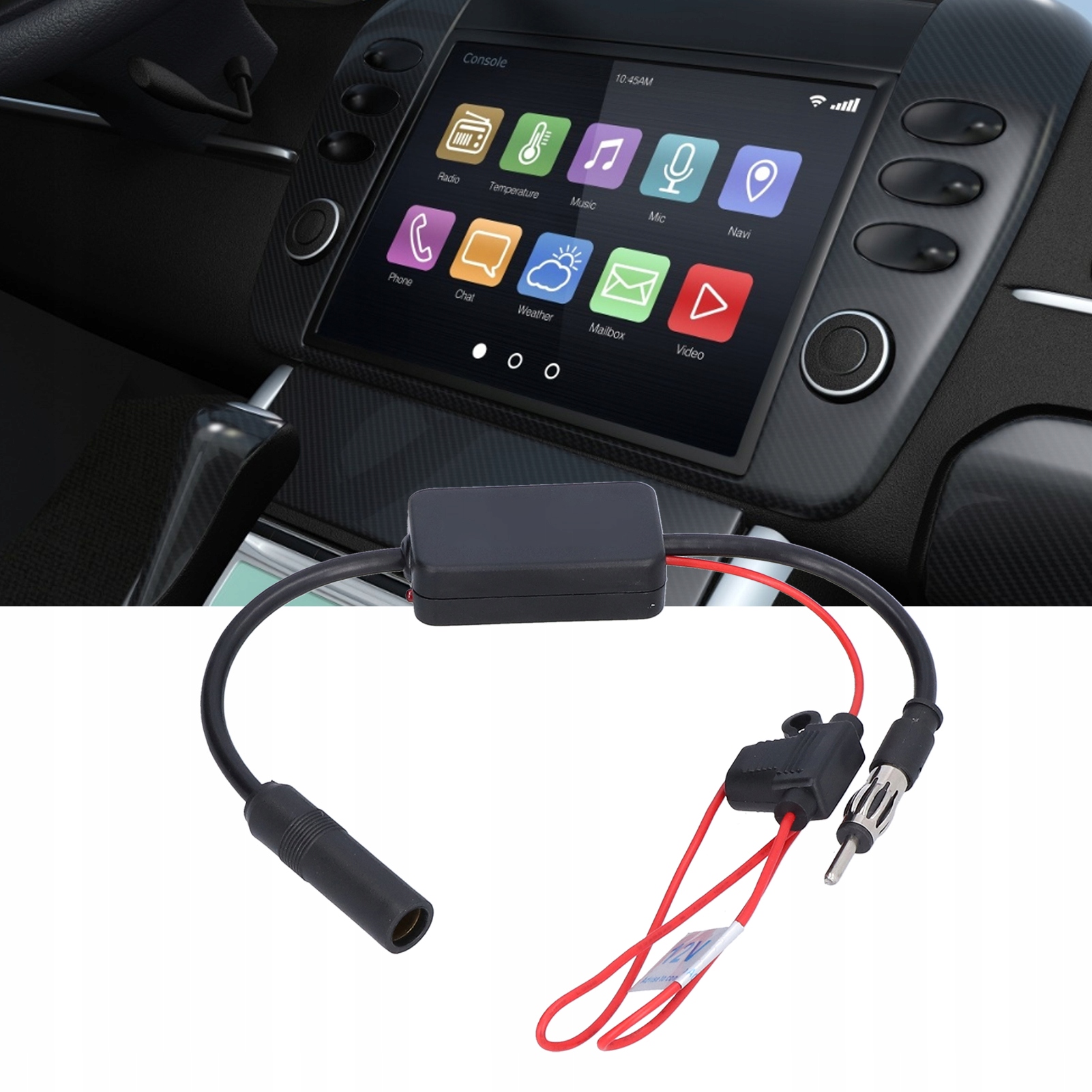 WZMACNIACZ ANTENOWY SYGNAŁU FM RADIO 12V 25DB EAN (GTIN) 4058272324160