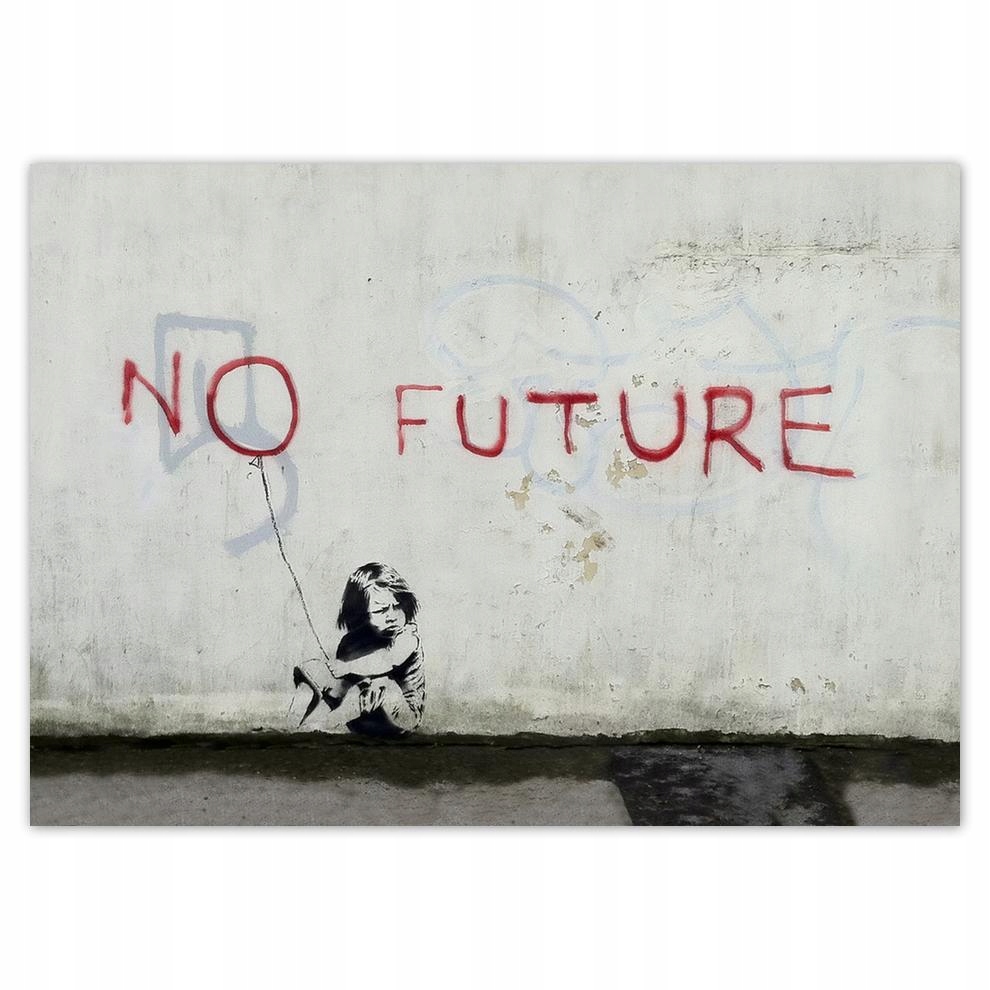 

Naklejki 70x50 No Future Banksy Grafiti
