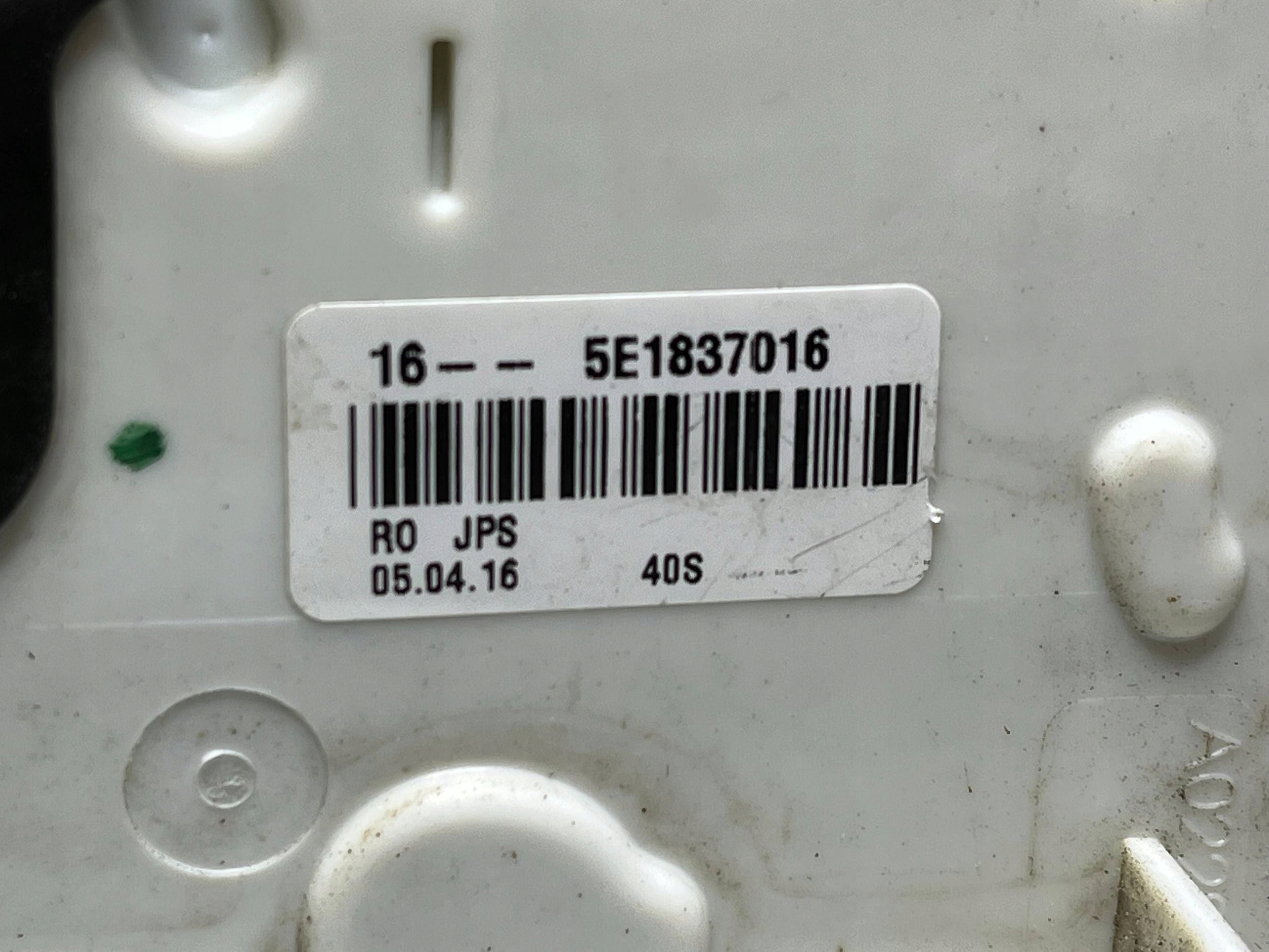 Schloß Tür PP 5E1837016 VOLKSWAGEN PASSAT B8 R-LINE !J