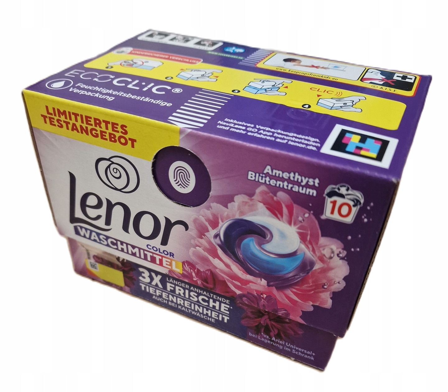 Levně Kapsle Na Praní Lenor Color Amethyst Blutentraum 40 Praní